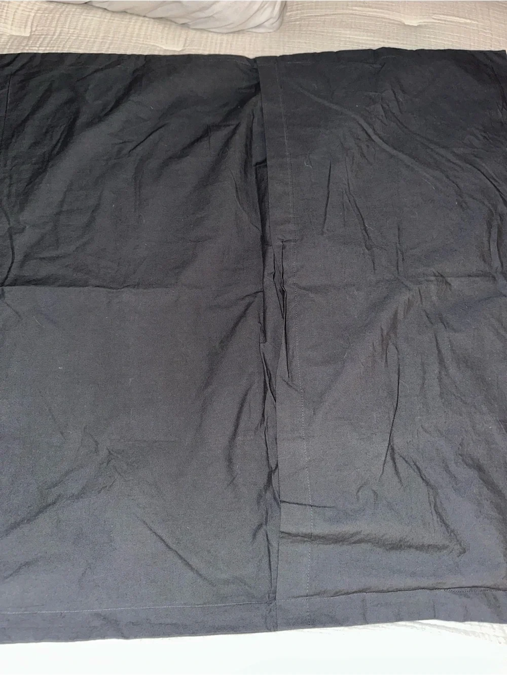 QUINCE Euro Sham 100% Organic Cotton Dark Grey 26x26 - NWOT